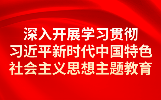 深入开展学习贯彻习近平新时代中国特色社会主义思想主题教育